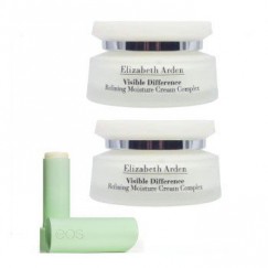 【限量組合】Elizabeth Arden 雅頓-21天霜75ml*2(無盒)+(送eos 天然有機護唇膏-甘甜薄荷4g *1)