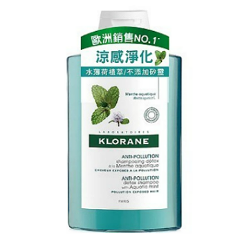 KLORANE 蔻蘿蘭 涼感淨化洗髮精400ML